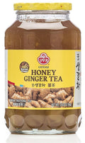 [OTTOGI] Honey Ginger Tea 35oz (1kg) Traditional Korean Tea Concentrate with Real Sliced Ginger &amp Honey Caffeine-Free Soothing &amp Versatile for Hot or Cold Drinks Yogurt and Desserts