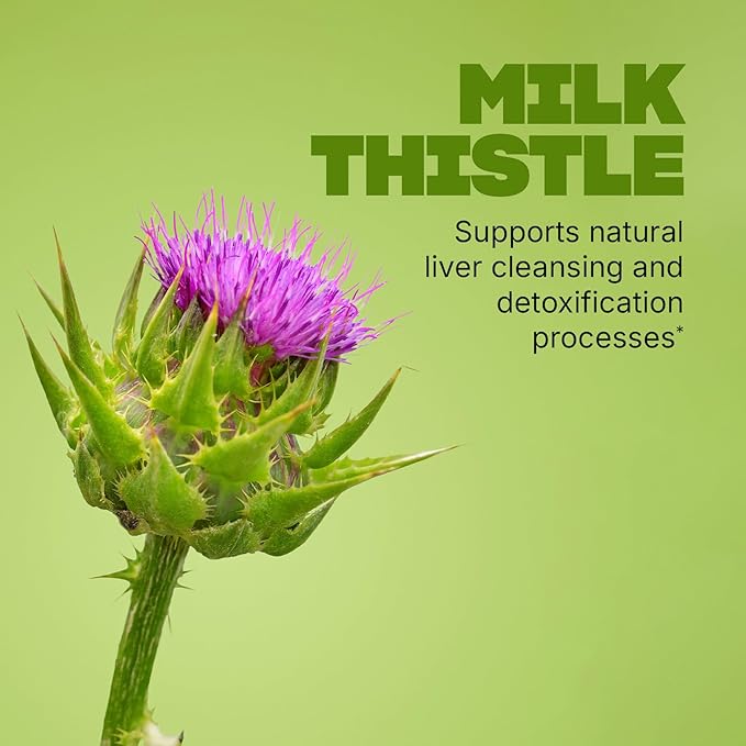 Swisse Milk Thistle Liver Cleanse Detox &amp Repair | Liver Detox &amp Liver Support | Milk Thistle + Turmeric + Artichoke Extract | Dose for Your Liver | 180 Liver Pills