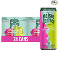 Maison Perrier French Kiss Sweetened Sparkling Juice Beverage Raspberry &amp Lime Flavors With Real Fruit Juices 24Pk