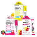 TEAZEN Kombucha Tea 20 Sticks Lemon Berry Flavor &amp Energy Tea Boost Powder 10 Sticks