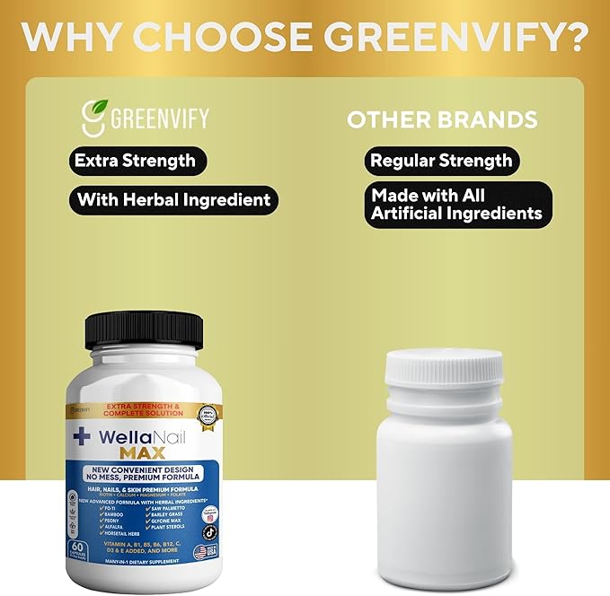 WellaNail MAX Hair Nails &amp Skin Supplement (1)