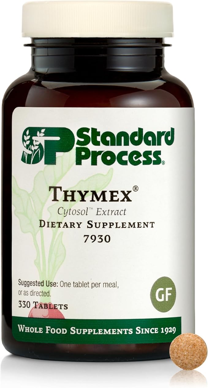 Standard Process Thymex Cytosol Extract Dietary Supplement - Gluten-Free Non-Dairy &amp Non-Soy - Immune System Health Supplement - 330 Tablets