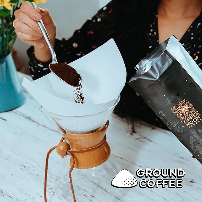 Copper Moon Ground Coffee Light Medium &amp Dark Roast Out of This World Variety Pack 12 Oz (Pack of 4)