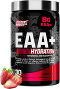 Nutrex Research EAA Hydration | EAAs + BCAA Powder | Muscle Recovery Strength Muscle Building Endurance | 8G Essential Amino Acids + Electrolytes | 30 Servings (Fruit Punch)