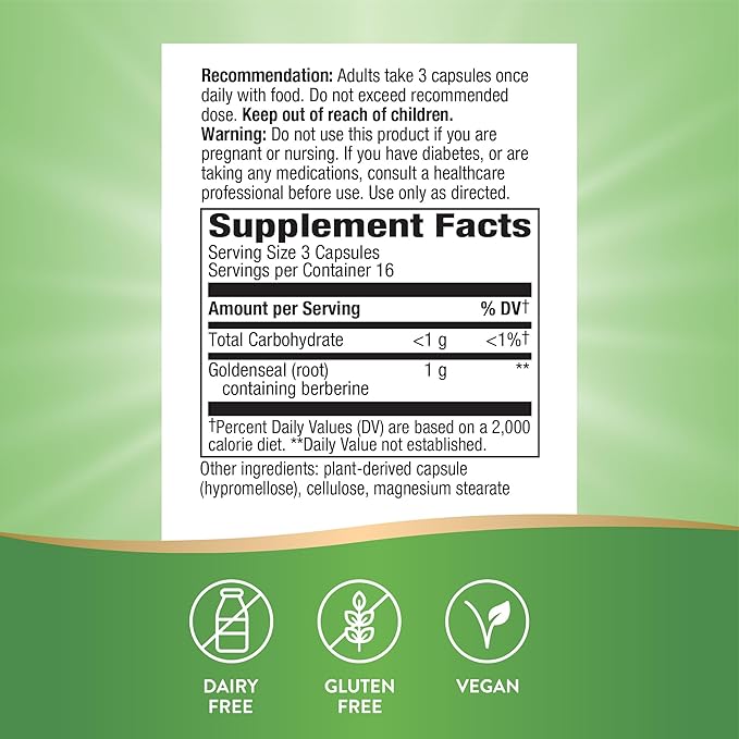 Nature's Way Goldenseal Root 50 Caps