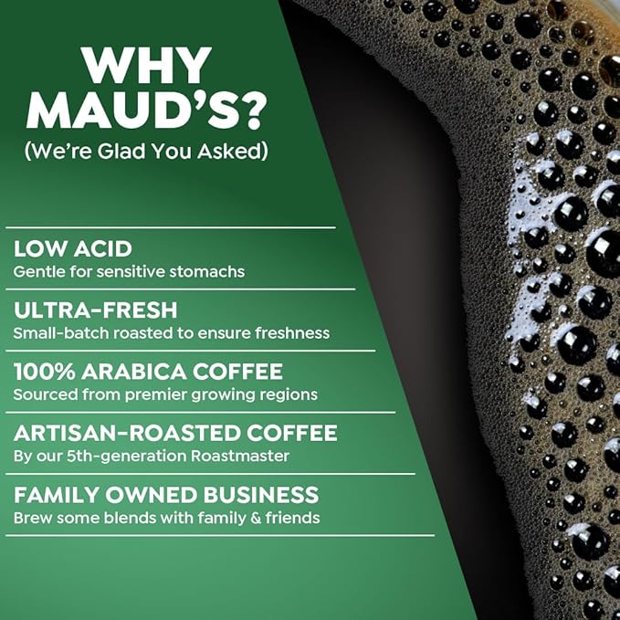 Maud's Coffee Lovers Variety Pack Coffee Pods 40 ct 16 Assorted Flavors in Single Serve Pods – 100% Arabica Beans Compatible with Keurig K Cups Maker