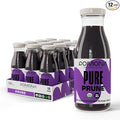 Pomona Organic Juices Pure Prune Juice 8.4 Ounce Bottle (Pack of 12) Cold Pressed Organic Juice Non-GMO No Sugar Added Not from Concentrate Gluten Free Kosher Certified Preservative Free