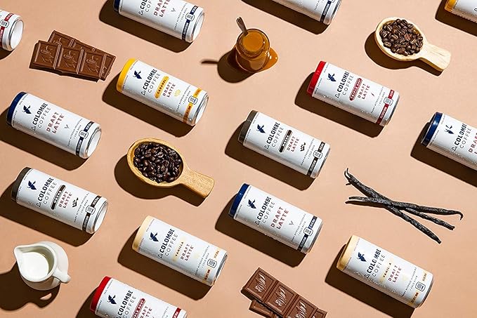 La Colombe Draft Latte Cold-Pressed Espresso and Frothed Milk + Real Caramel Made With Real Ingredients Grab And Go Coffee 9 Fl Oz Pack of 12