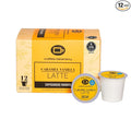 Caramel Vanilla Latte Decaf Coffee Pods by Coffee Beanery | 12ct Medium Roast Arbica Coffee