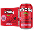 HYODA Cherry Soda Gluten Free and Vegan Sparkling Electrolyte Drink Made with Organic Cherry Juice Celtic Salt and Calcium Keto Zero Sugar Plant Based Caffeine Free 12 FL OZ Cans 12 Pack
