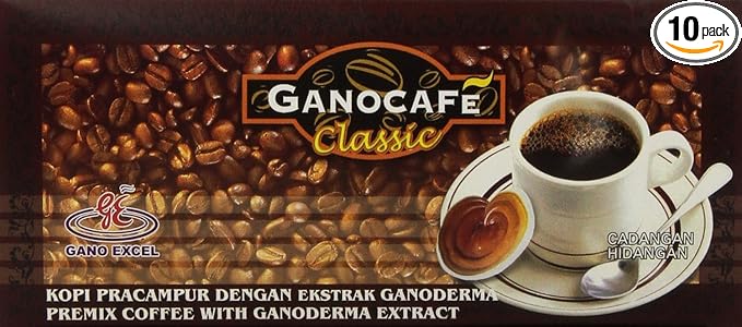 10 Boxes Gano Excel Ganocafe Classic Black Coffee With Ganoderma Extract + DHL Express Shipping