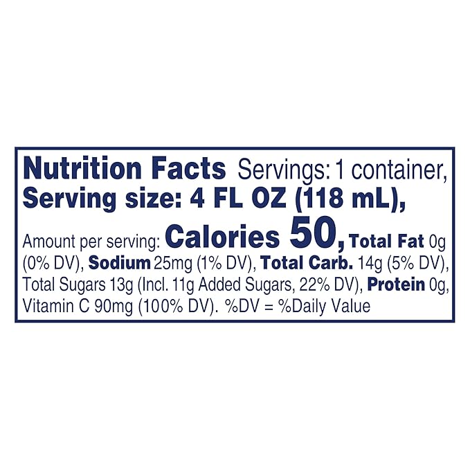 Ocean Spray Cran-Grape Juice Cups 4 Ounce (Pack of 48)
