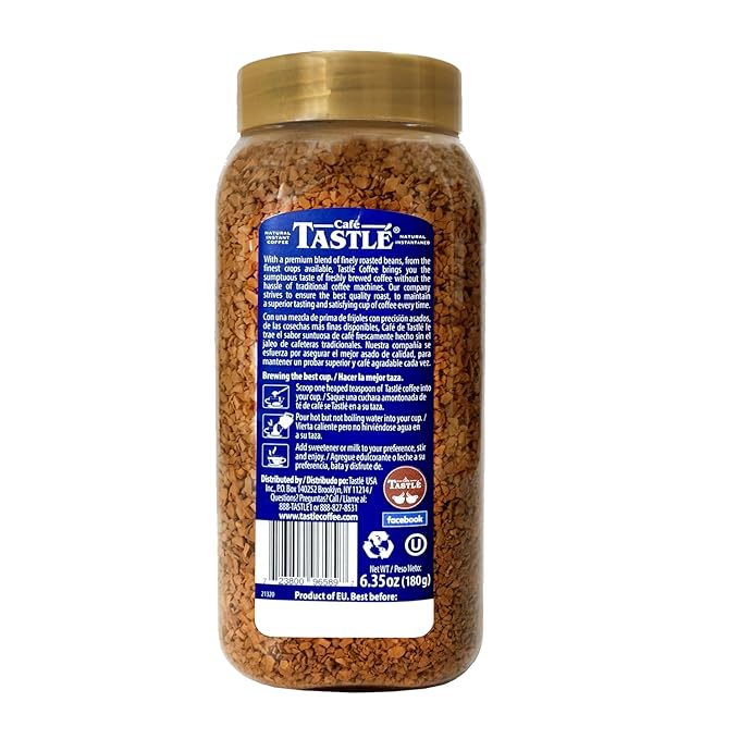 Café Tastlé Supremo Blend &amp Solo Delight 6.35 Ounce Instant Coffee Variety Pack of 2