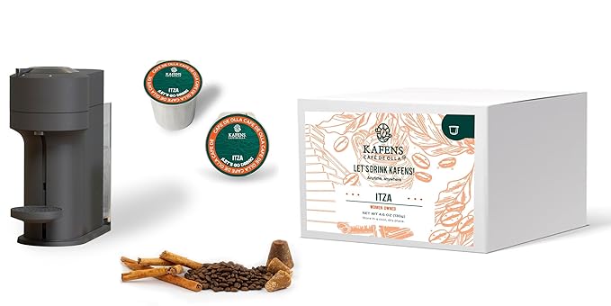 ITZA Café de Olla K-Cup Pods – Mexican Cinnamon-Spiced Coffee 12 Count (5.5 oz) Recyclable Pods