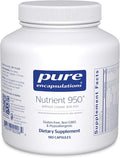 Pure Encapsulations Nutrient 950 Without Copper &amp Iron | Hypoallergenic Multi-Vitamin/Mineral Formula for Optimal Health | 180 Capsules
