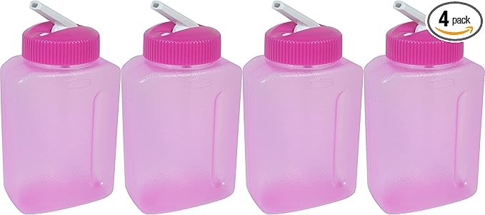 Rubbermaid Juice Box Litterless 8.5 Oz / 250 Ml (Pack of 4)-Pink