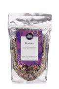 Tea Snob's Restore blend Hibiscus Nettle Rose 2oz loose leaf tea hot or iced caffeine free hand blended resealable pouch keeps your tea fresh makes 25-30 cups