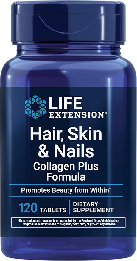 Life Extension Hair Skin &amp Nails- Collagen Plus 120 Count
