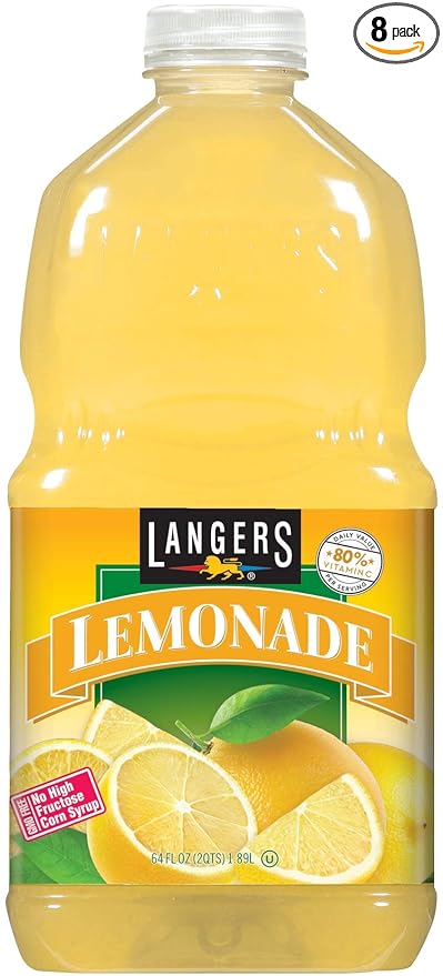 Langers Juice Lemonade 64 Fl Oz (Pack of 8)