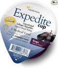 Medtrition Expedite Gelatein Cup Fast Track Wound Healing 30X More Collagen Dipeptides Than Powder Supports Foot Ulcers Cosmetic Surgery and More - Grape - 2 Fl Oz (Pack of 36)
