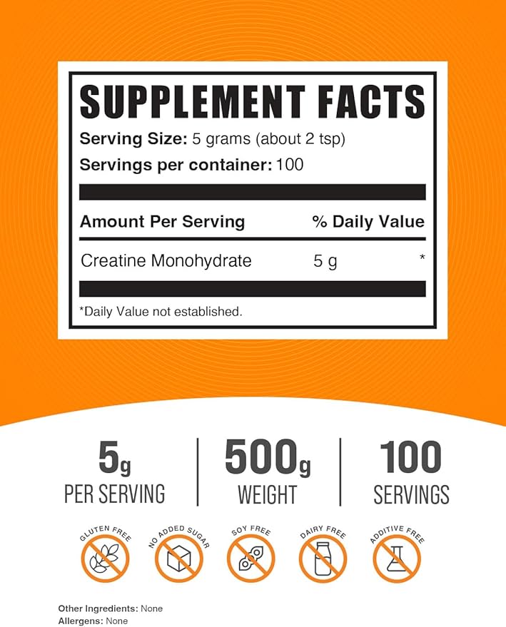 BulkSupplements Collagen Peptides 500g + Creatine 500g Bundle