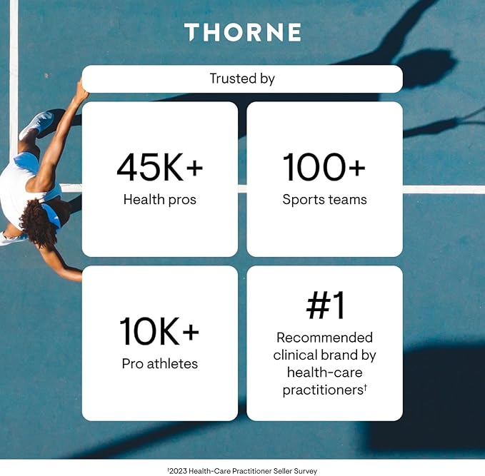THORNE - PharmaGABA-250 - GABA Supplement - 250 mg Natural Source Gamma-Aminobutyric Acid - Promotes a Calm Relaxed Focused State of Mind* - 60 Capsules