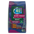Dark Roast Ground Coffee – French Roast Bold &amp Smoky Flavor 100% Arabica 40 oz Bag