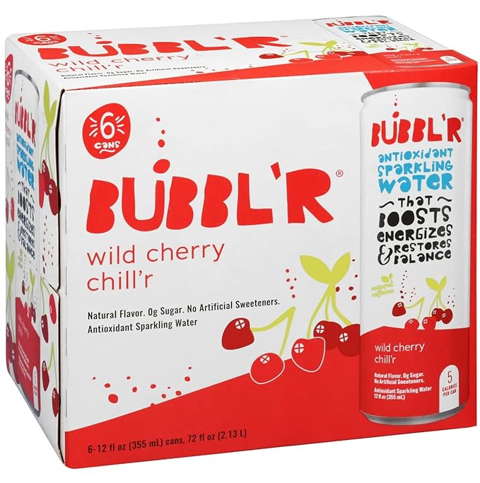B4Y BUBBL'R Wild Cherry Chiller 12 Oz Can (24)