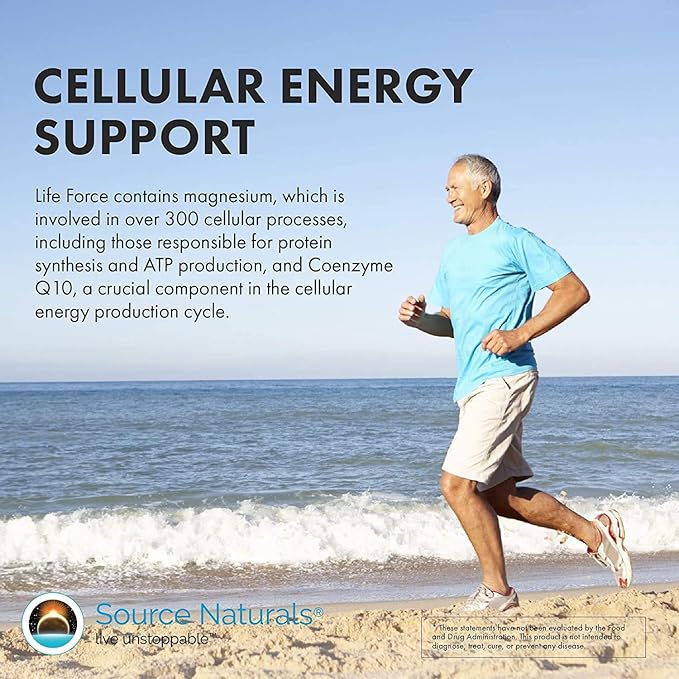 Source Naturals Life Force Multiple Daily Multivitamin High Potency Essential Vitamins Minerals Antioxidants &amp Nutrients - Energy &amp Immune Boost - 90 Tablets