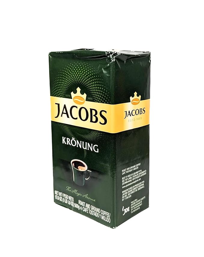 Generic Jacobs Coffee Krönung Roast and Ground Coffee 1 lb (Pack of 4)