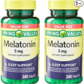 Spring Valley Melatonin Tablets Dietary Supplement Value Size 5 mg 480 Count (2X 240)