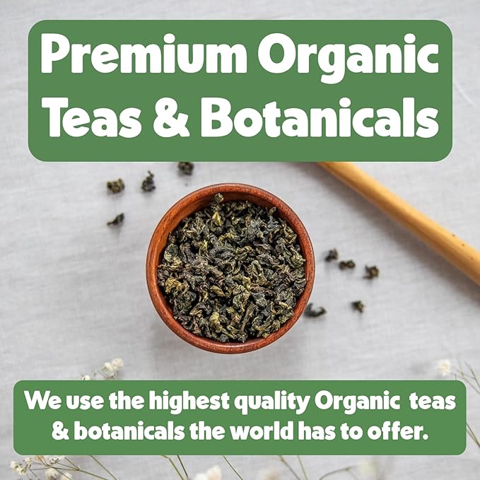 Heavenly Tea Leaves Organic 9 Flavor Variety Pack Loose Leaf Tea Sampler Gift Set (Approx. 90 Cups) | Assorted Green Black White Herbal Teas Premium Whole Leaf Collection Gourmet Box for Tea Lovers