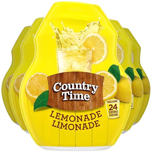 Country Time Liquid Drink Mix Lemonade 48mL (Pack of 12)