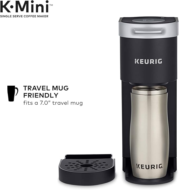 Keurig K-Mini Single Serve Coffee Maker with Green Mountain Breakfast Blend Coffee Pods 32 count