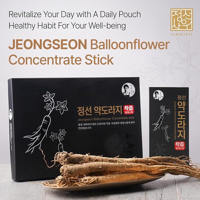 Korean Bellflower Root Extract Stick Doraji Concentrated Liquid Syrup 10g x 30 Sticks (300g)
