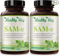 500mg SAM-e Supplement - High Strength 500mg S-Adenosyl-L-Methionine Capsules for Brain Liver and Mood Support - Non-GMO High Absorption Same Supplement (360 Servings)