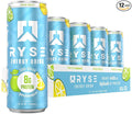 RYSE Functional Energy Drink - Ocean Breeze - 150mg Natural Caffeine 8g Whey Protein &amp 1g Prebiotics - Sugar Free Gut-Friendly Bloat-Free - 12 fl oz Cans (12-Pack)