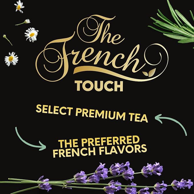 The French Touch Gold Collection - French Lemon Verbena Tea ORGANIC | 80 Gr - 2.82 Oz Loose Leaf Tea | Herbs from France | 100% Certified USDA Organic | Select Premium Lemon Verbena | Caffeine-free