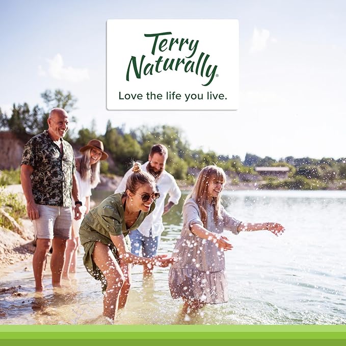 Terry Naturally Healthy PSA Levels - Dietary Supplement for Healthy Prostate &amp Hormone Balance Support - Herbal Supplement with Curcumin Turmeric Essential Oil &amp Grape Seed Extract - 60 Softg