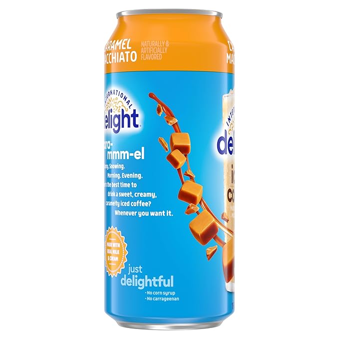 International Delight Iced Coffee Caramel Macchiato 15 Fl Oz (Pack of 12)