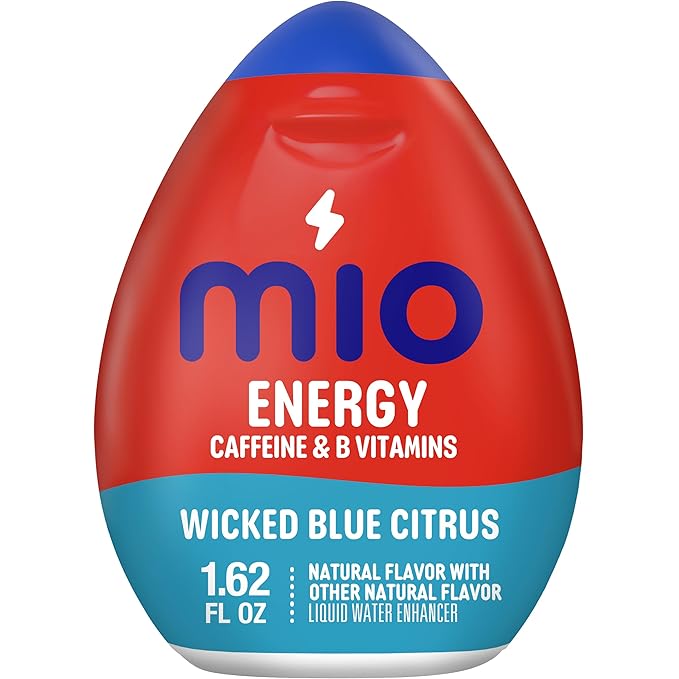 Mio Energy Liquid Water Enhancer Wicked Blue Citrus 1.62 OZ 4-Pack