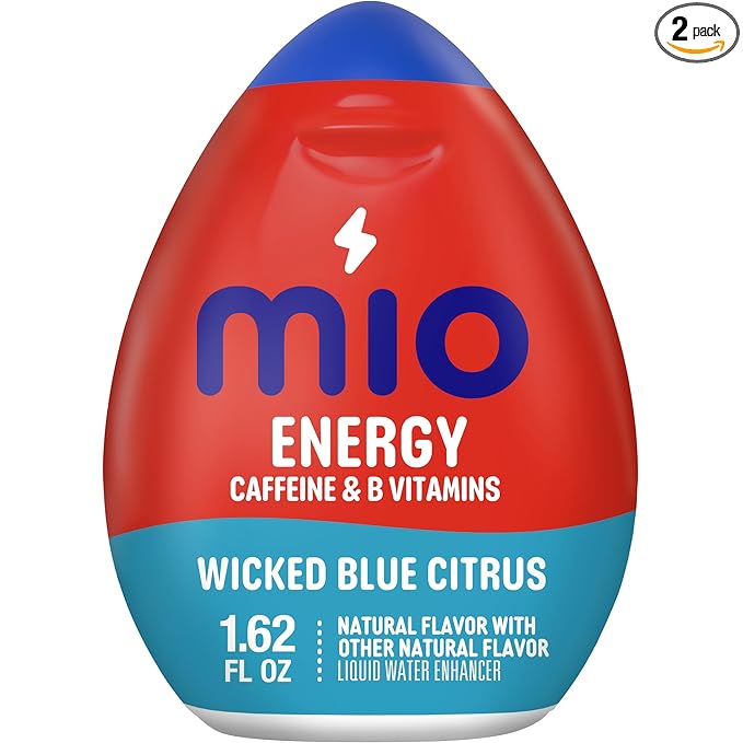 Mio Energy Liquid Water Enhancer Wicked Blue Citrus 1.62 OZ 2-pack