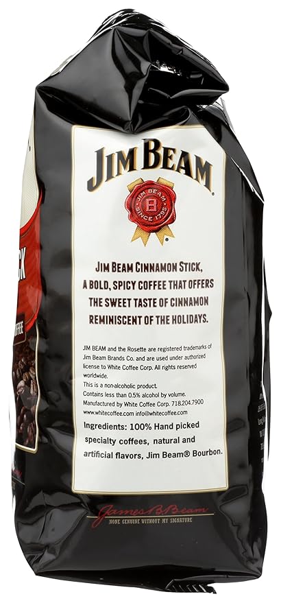 Jim Beam Cinnamon Stick Flavored Ground Coffee 2 bags (12 oz ea.)