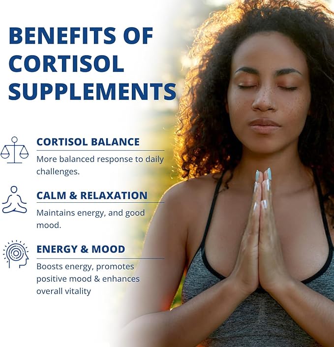 18-in-1 Cortisol Supplements for Women &amp Men Cortisol Reducer Detox Manager with Magnesium Ashwagandha L-Theanine Phosphatidylserine for Mood Sleep Focus Support 120 Capsules