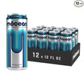 MŌCEAN Blueberry Pomegranate Energy Drink 12 fl oz (Pack of 12) Clean Adult Energy Drink with 130mg Caffeine Adaptogens &amp Minerals No Taurine No Sucralose No Candy Flavors
