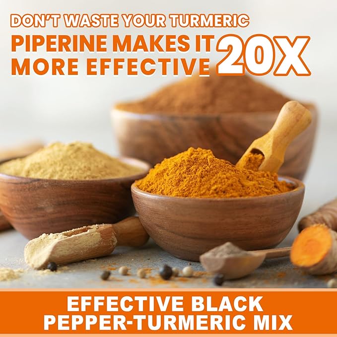5 in 1 Turmeric Curcumin Softgels 2000mg with Milk Thistle Seed Extract &amp Black Pepper Ginger Root - Immune Liver Support - 95% Curcuminoids - Turmeric and Ginger Supplement Softgel Capsules