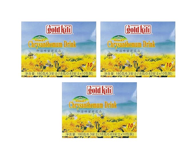 Gold Kili Instant Honey Chrysanthemum Drink (3 Pack Total of 540g)