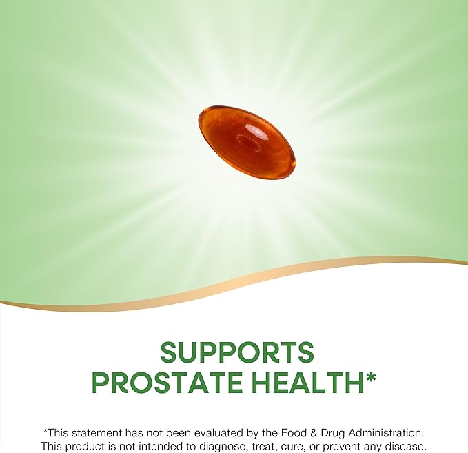 Nature's Way Saw Palmetto Standardized Extract Prostate Health Support for Men* 160 mg per Serving 120 Softgels (Packaging May Vary)