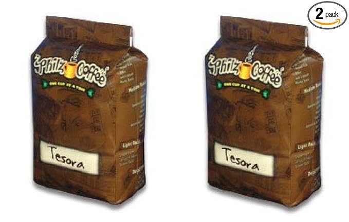 Philz Coffee Tesora 2 pack Medium Roasted Full Bodied Whole Been 24 Ounces of Delicicous Caramel Nuts Butter