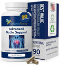 Nature's Nectar Organic Nattokinase supplement 250mg – Double Strength Nattokinase 5000 fu Natural Blood Thinner Supports Cardiovascular &amp Blood Circulation Health – Non GMO &amp Gluten Free 90